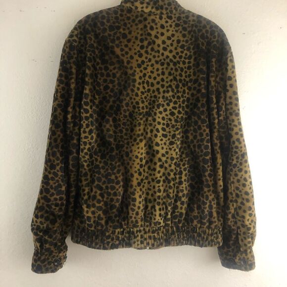 Urban outfitters cheetah print jacket button neck size S - Picture 5 of 6